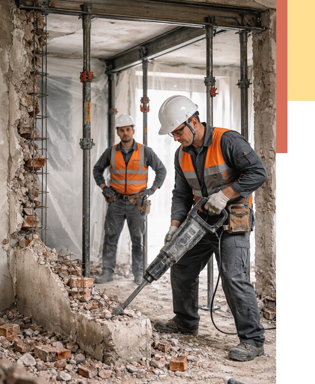 Снос несущих стен в Протвино от 10429 руб. — демонтаж несущей стены под ключ | ОТДЕЛОЧНИК-Прн