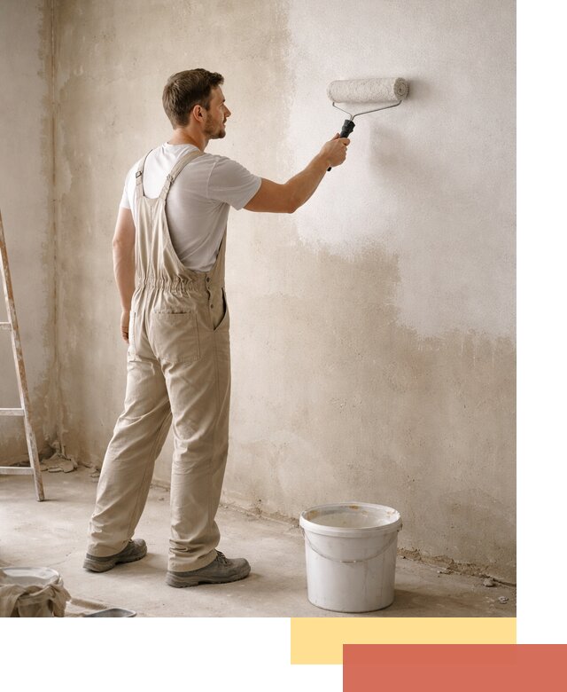 Грунтовка стен под отделку в Протвино профессиональным раствором