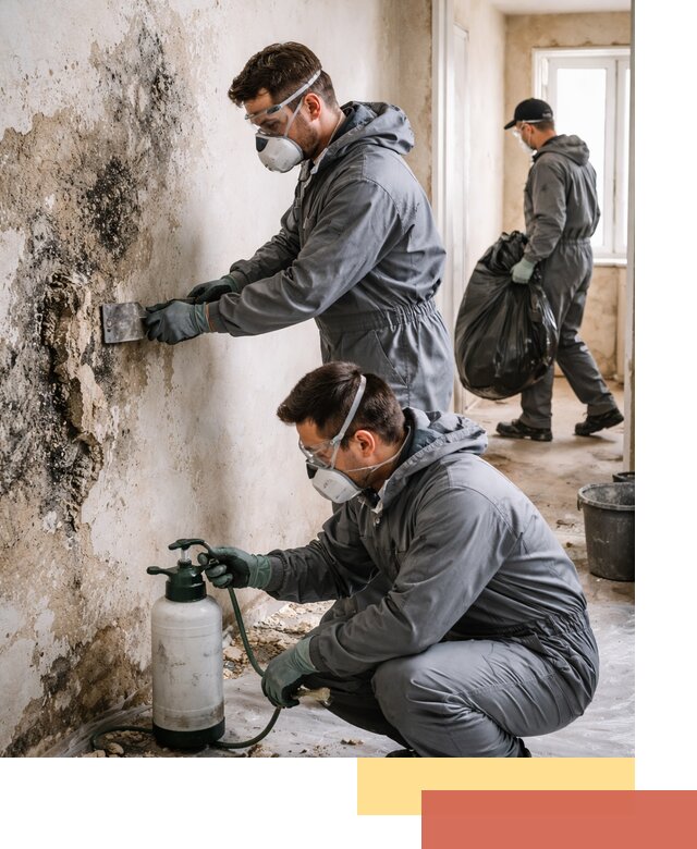 Удаление плесени со стен профессионально в Протвино