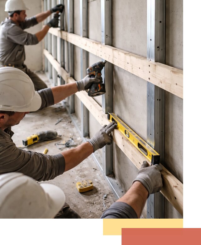 Устройство обрешетки под панели в Протвино