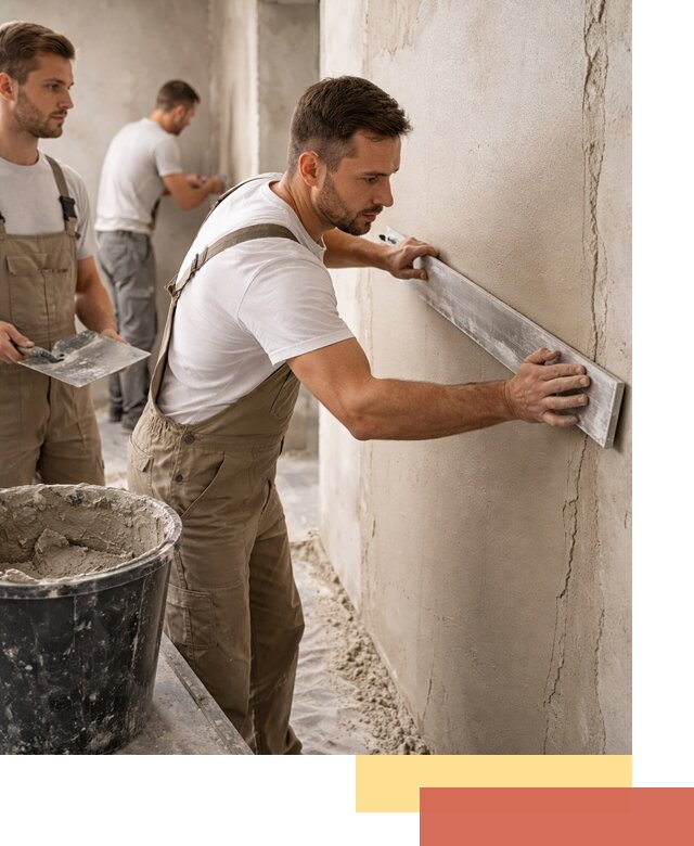 Штукатурка стен без маяков в Протвино быстро и качественно