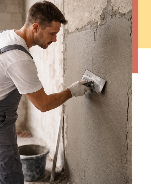 Штукатурка стен под плитку в Протвино от 4274 руб./м2 — выравнивание под плитку | ОТДЕЛОЧНИК-Прн