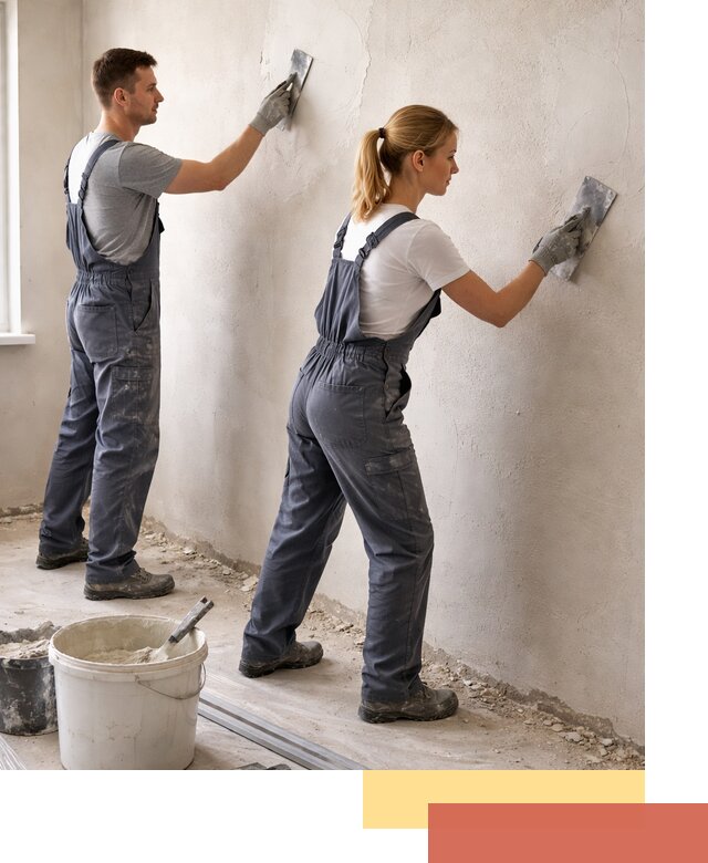 Штукатурка стен под обои в Протвино профессионально и быстро