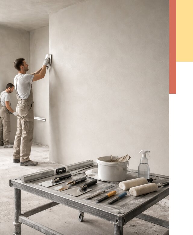 Штукатурка стен под покраску в Протвино от 4579 руб./м² — качественно и недорого | ОТДЕЛОЧНИК-Прн