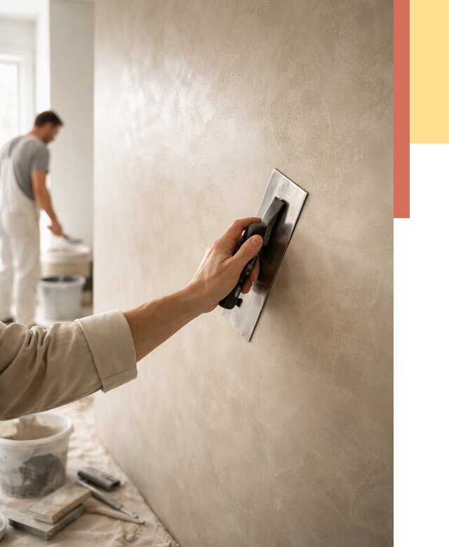 Венецианская штукатурка в Протвино от 3561 руб/м² — нанесение стен под ключ | ОТДЕЛОЧНИК-Прн