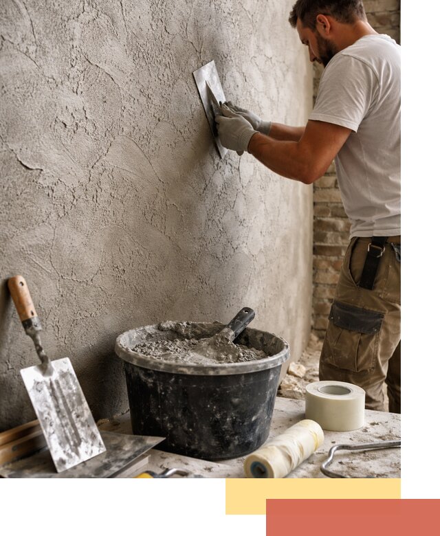 Декоративная штукатурка лофт в Протвино — отделка стен и потолков