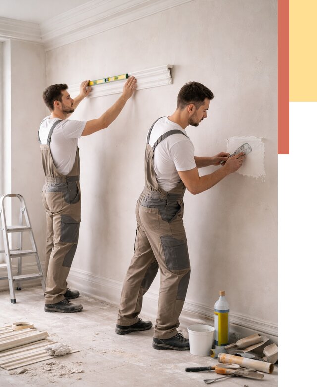 Монтаж лепнины на стены в Протвино от 4579 руб. — недорого, быстро | ОТДЕЛОЧНИК-Прн