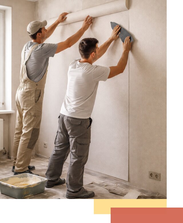 Поклейка виниловых обоев в Протвино профессионально и качественно