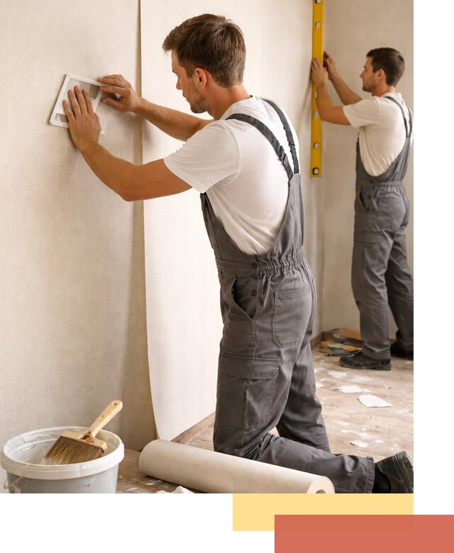 Поклейка бумажных обоев в Протвино качественно и недорого