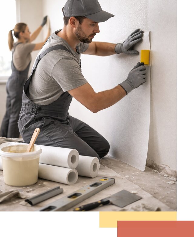 Поклейка стеклообоев профессионально в Протвино