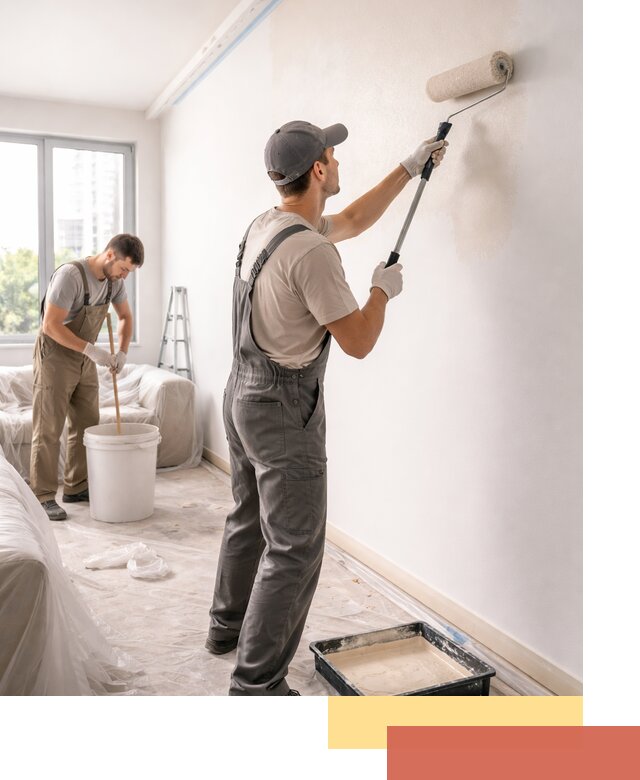 Покраска стен в офисе в Протвино — быстрый и качественный ремонт