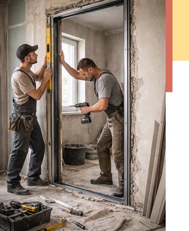 Закладка дверного проема в Протвино от 3561 руб. — быстро и недорого | ОТДЕЛОЧНИК-Прн