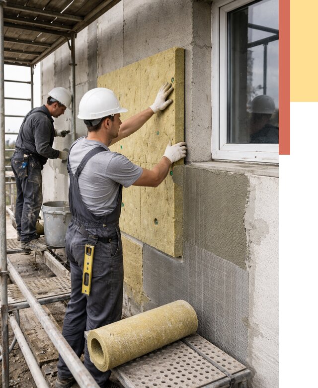 Утепление стен в Протвино от 4375 руб. под ключ — быстро и недорого | ОТДЕЛОЧНИК-Прн