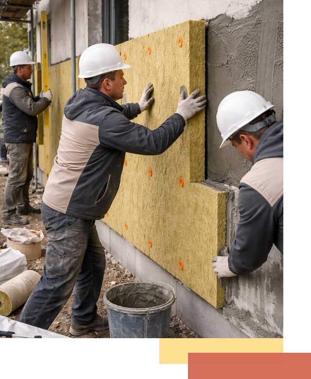 Утепление стен минватой в Протвино — тепло и звукоизоляция