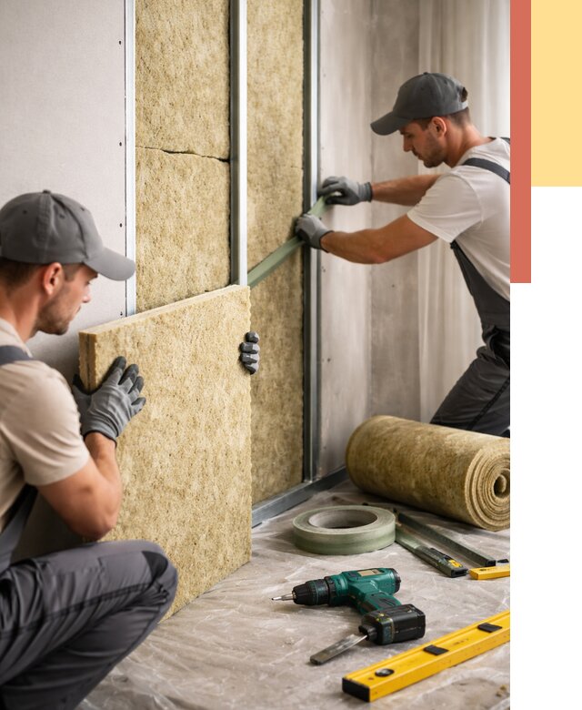 Шумоизоляция стен в Протвино под ключ от 1882 руб. | ОТДЕЛОЧНИК-Прн