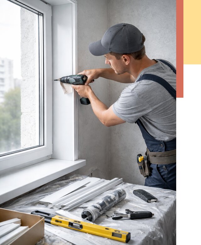 Установка пластиковых откосов в Протвино от 2289 руб. | ОТДЕЛОЧНИК-Прн монтаж, быстро и недорого