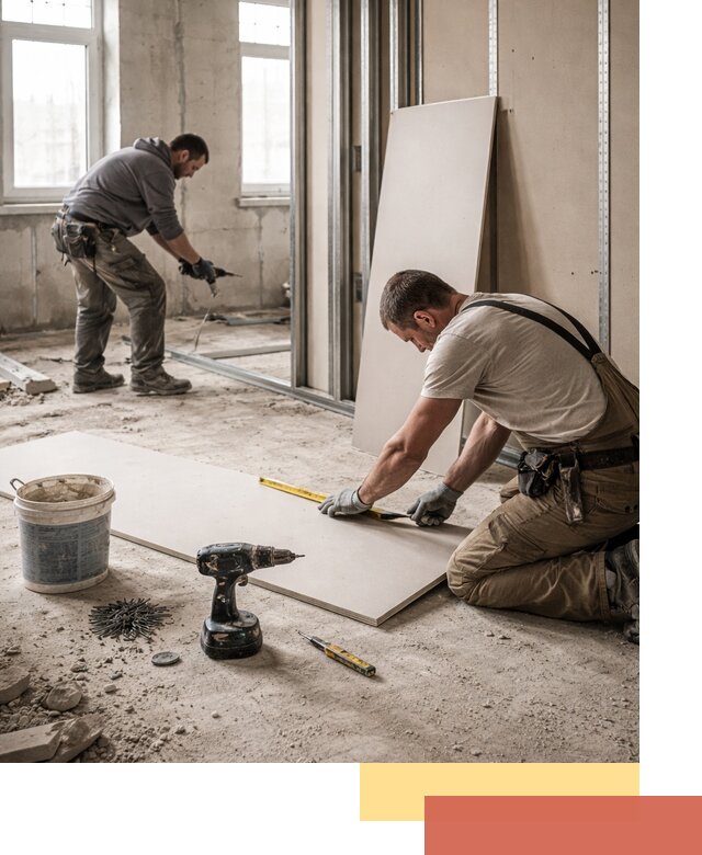 Кладка перегородок из ПГП под ключ в Протвино