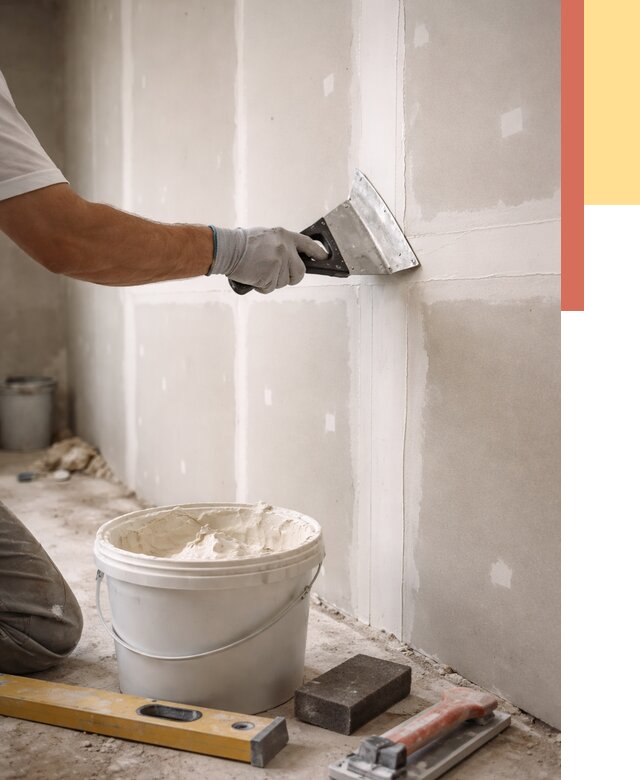 Шпаклевка перегородок из гипсокартона в Протвино от 2544 руб. — услуги ОТДЕЛОЧНИК-Прн