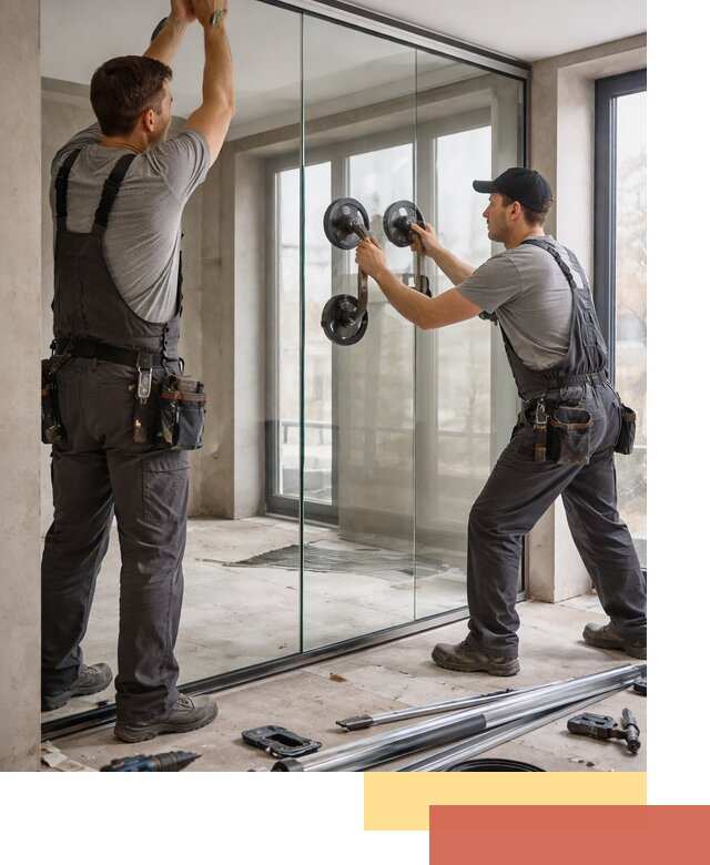 Цельностеклянные перегородки под ключ в Протвино