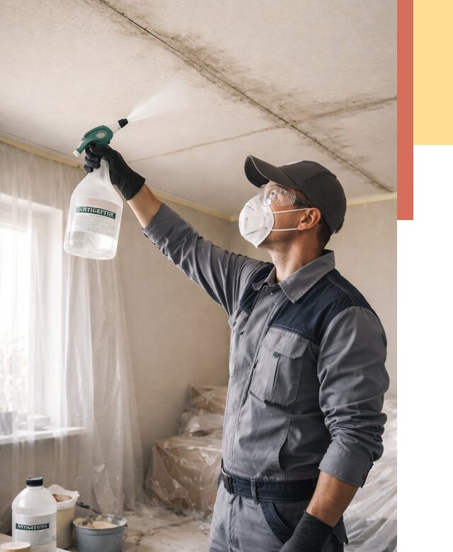 Антисептическая обработка потолка в Протвино от 2544 руб. | ОТДЕЛОЧНИК-Прн