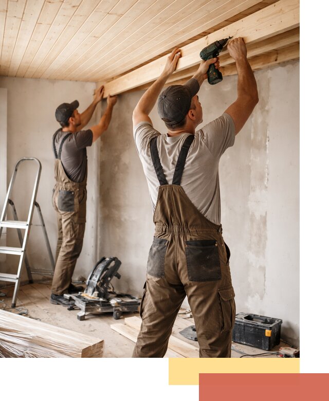 Монтаж потолка из вагонки в Протвино профессионально и аккуратно