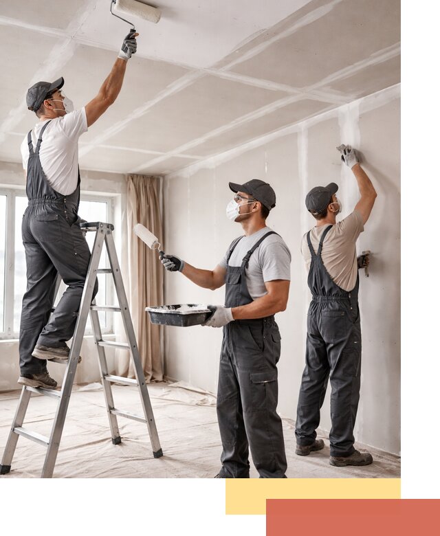 Покраска потолка из гипсокартона в Протвино качественно и недорого