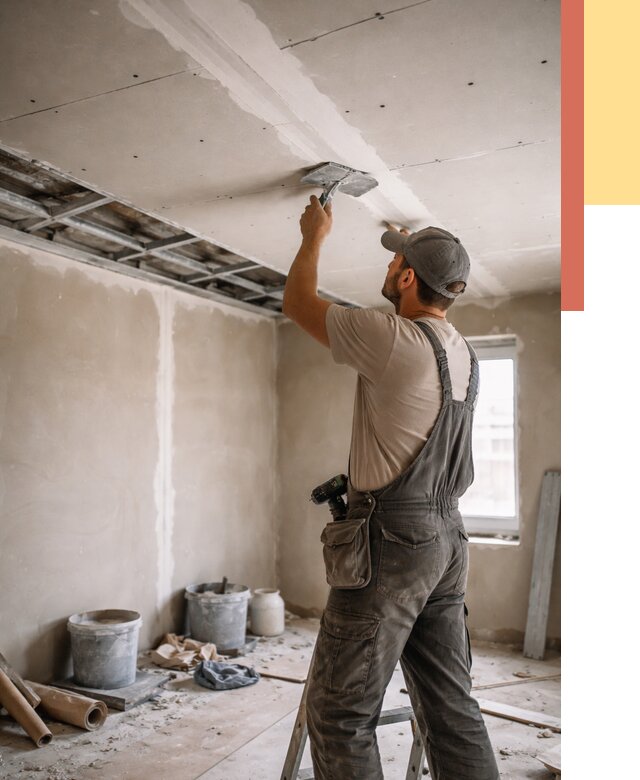 Ремонт потолка из гипсокартона в Протвино от 661 руб./м² — быстро и недорого | ОТДЕЛОЧНИК-Прн