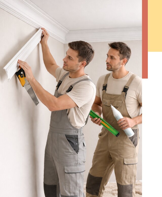 Монтаж потолочного плинтуса в Протвино от 2340 руб. — быстро и недорого | ОТДЕЛОЧНИК-Прн