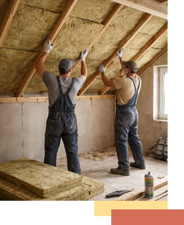 Утепление потолка минеральной ватой в Протвино