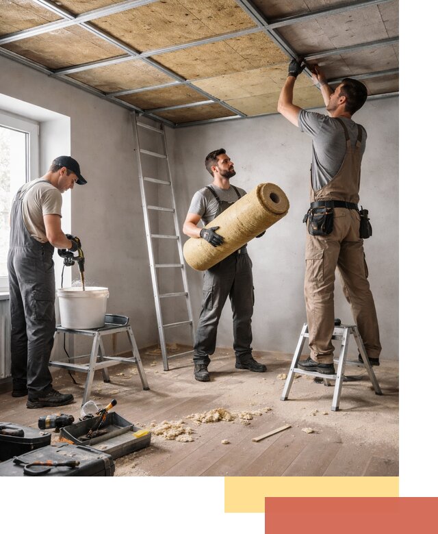 Шумоизоляция потолка в Протвино: профессиональный монтаж и отделка