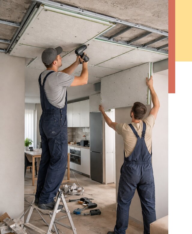 Шумоизоляция потолка панелями зипс в Протвино от 1882 руб. под ключ | ОТДЕЛОЧНИК-Прн